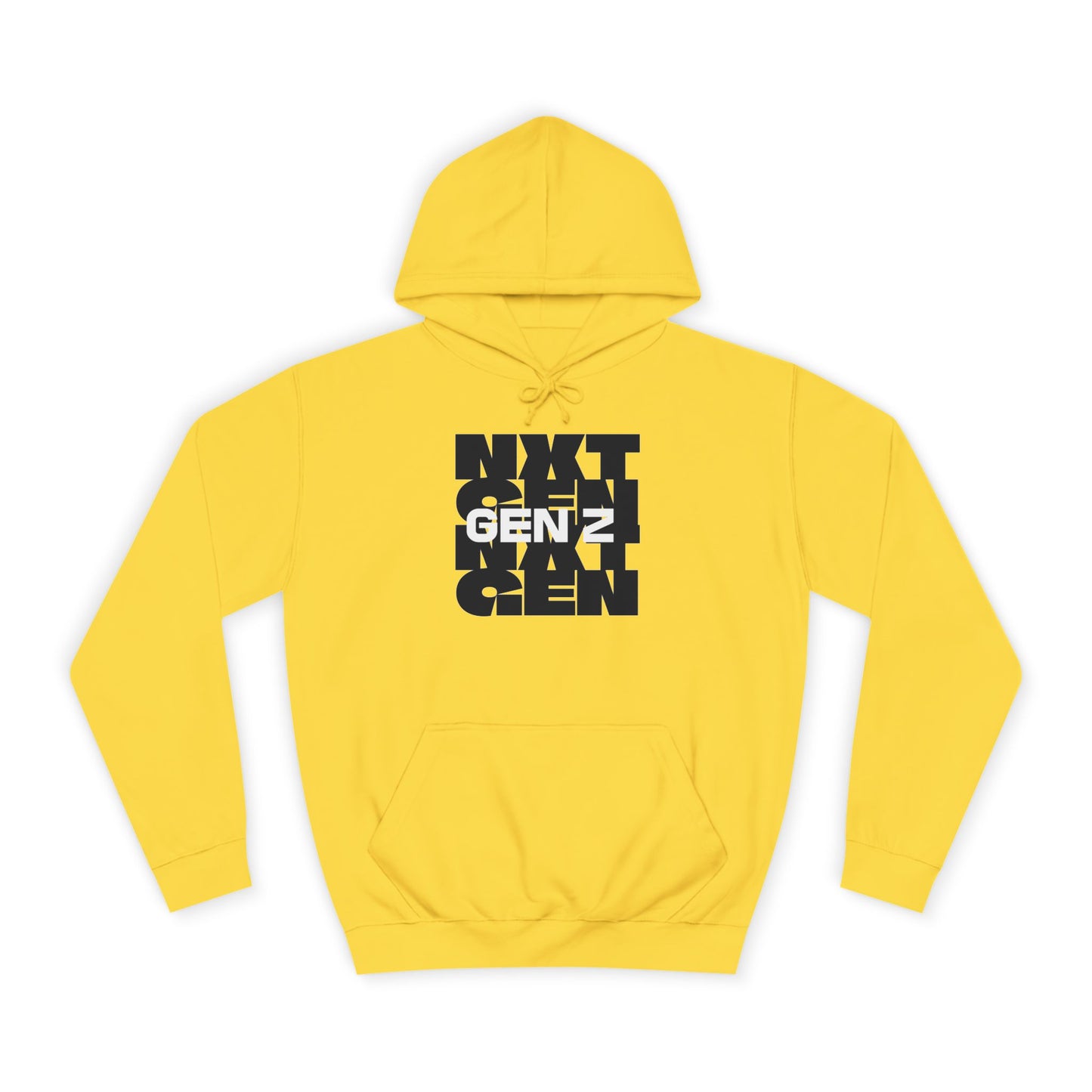 Unisex College Hoodie - Gent Z Graphic Sweatshirt