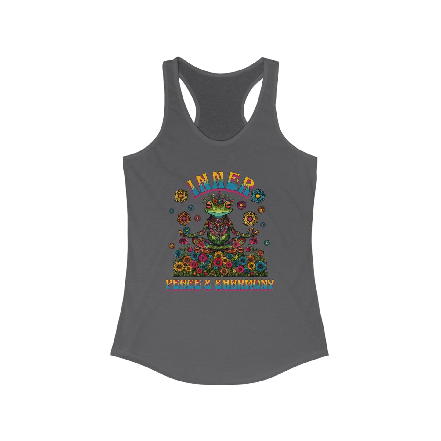 Inner Peace & Harmony Tank Top for Women - Colorful Meditation Design