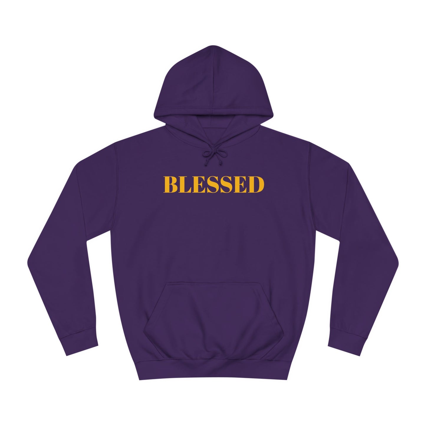 Unisex College Hoodie-Blessed