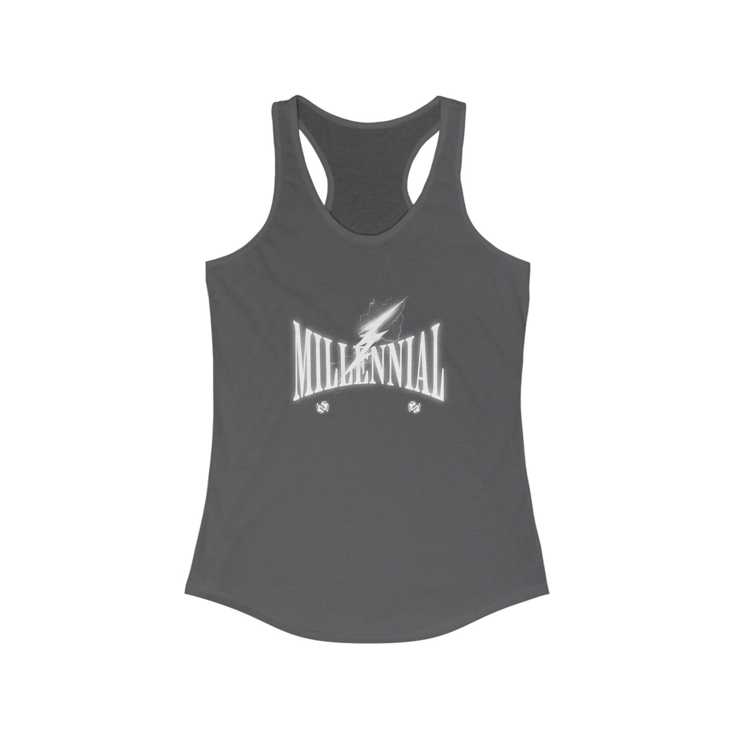 Millennial Lightning Women's Racerback Tank Top
