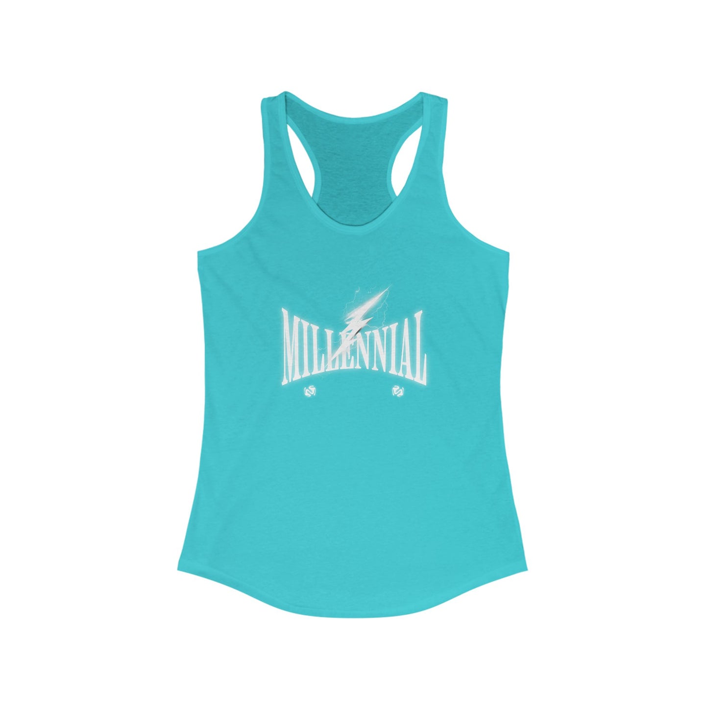 Millennial Lightning Women's Racerback Tank Top