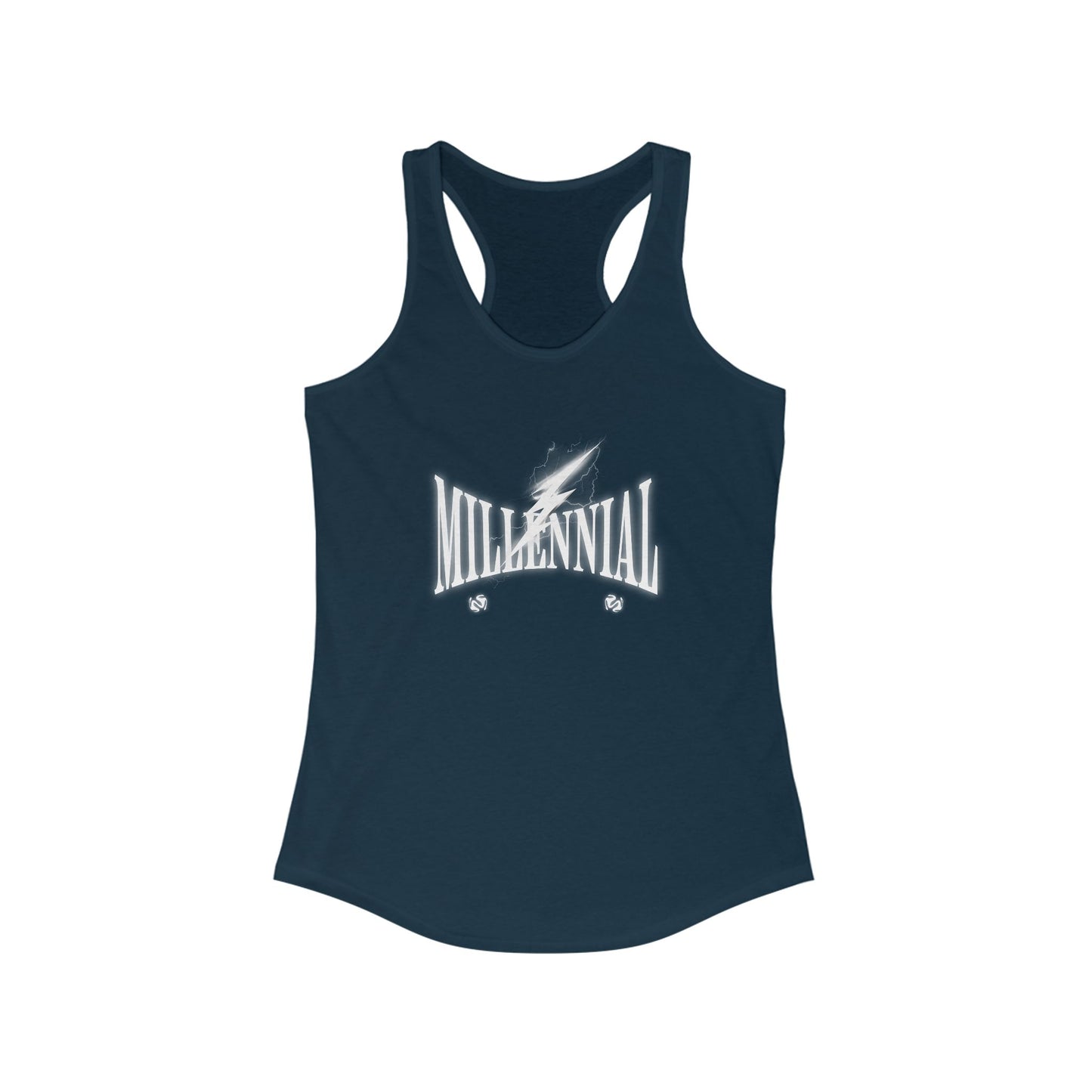 Millennial Lightning Women's Racerback Tank Top