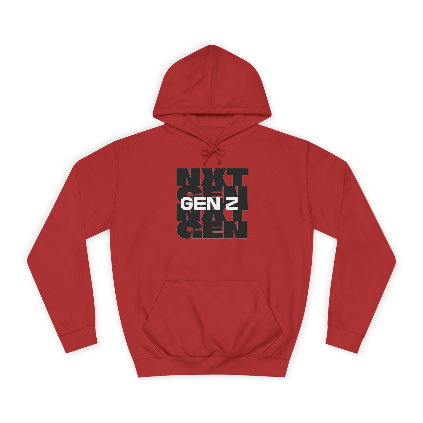 Unisex College Hoodie - Gent Z Graphic Sweatshirt