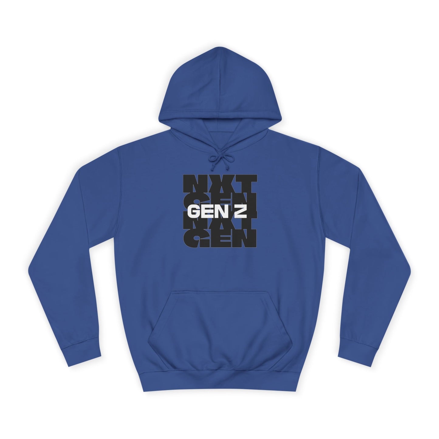 Unisex College Hoodie - Gent Z Graphic Sweatshirt