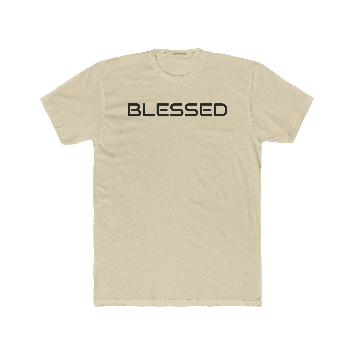 Cotton Crew T-shirt-Blessed