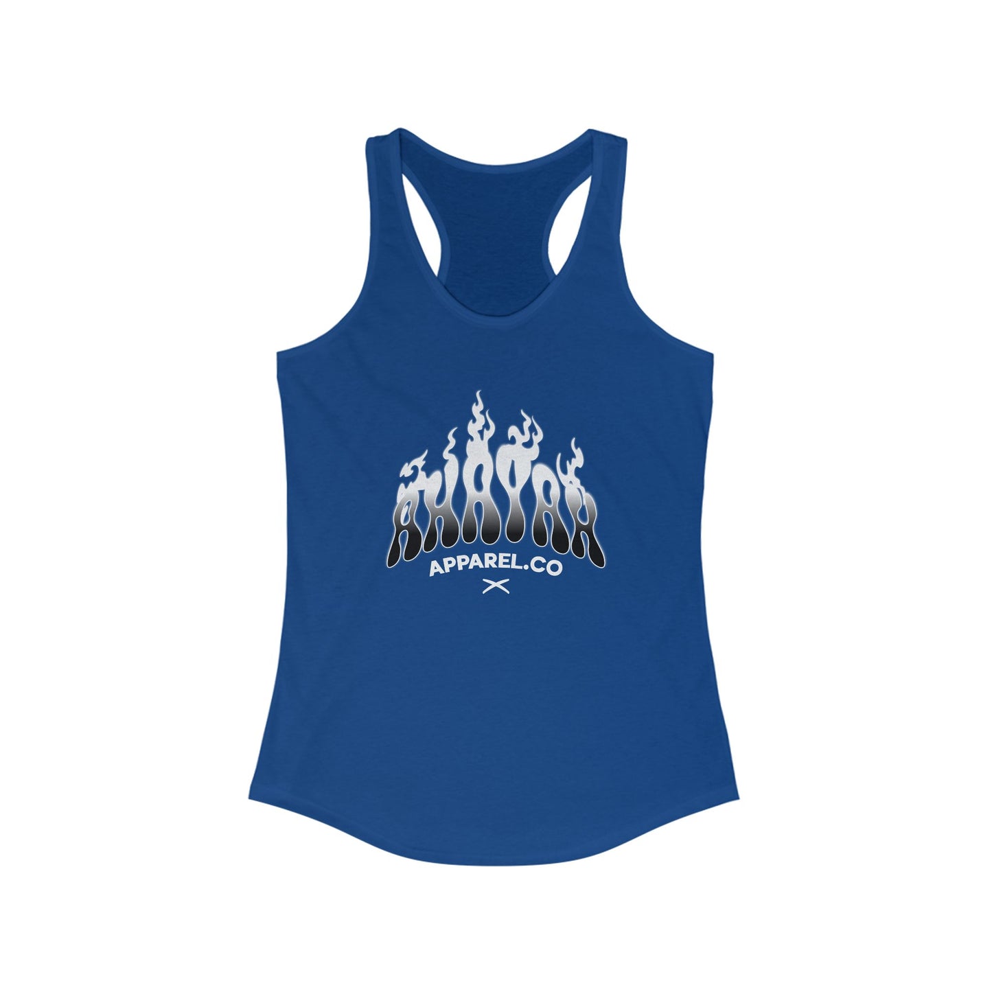 Flame Graphic Women's Racerback Tank - Stylish & Comfortable Activewear