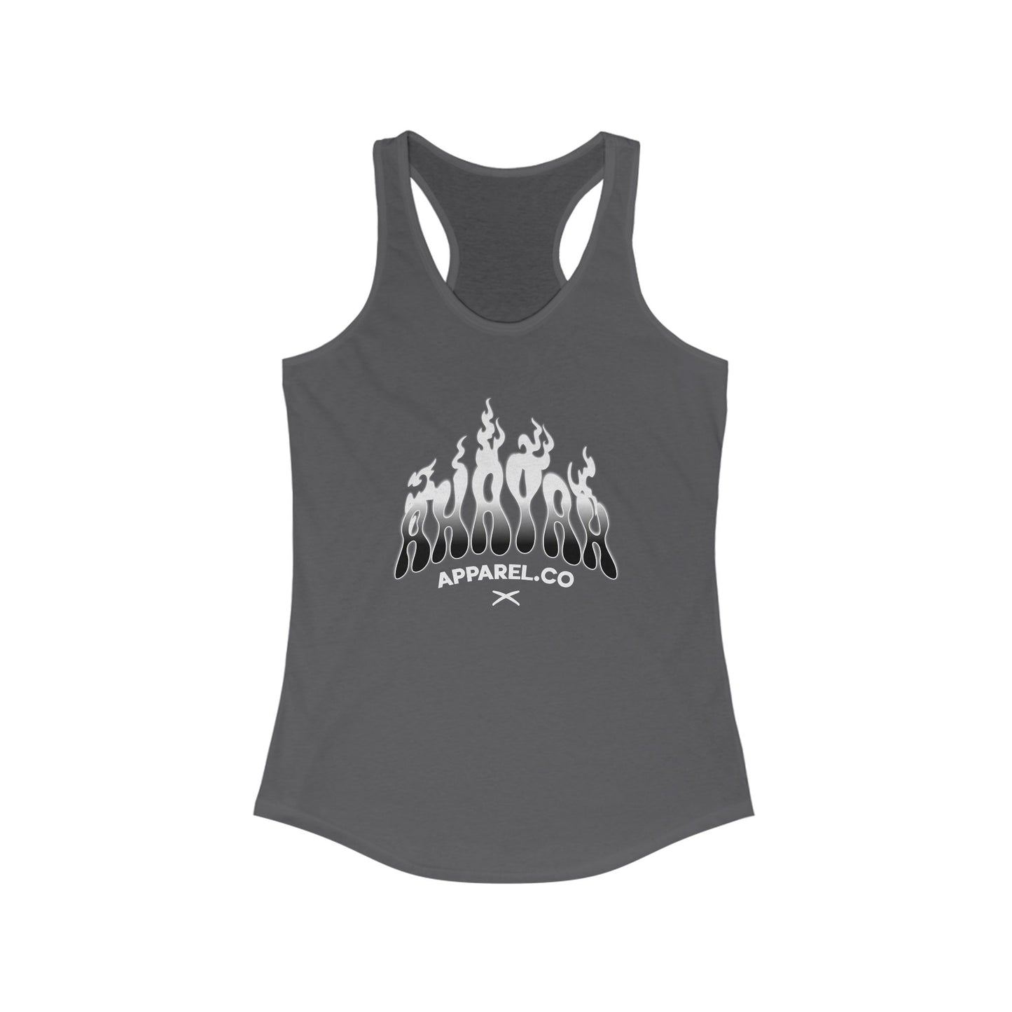 Flame Graphic Women's Racerback Tank - Stylish & Comfortable Activewear