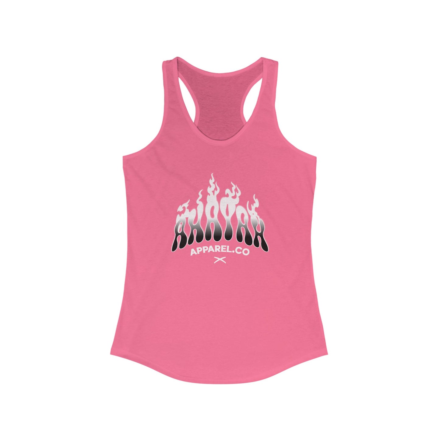 Flame Graphic Women's Racerback Tank - Stylish & Comfortable Activewear