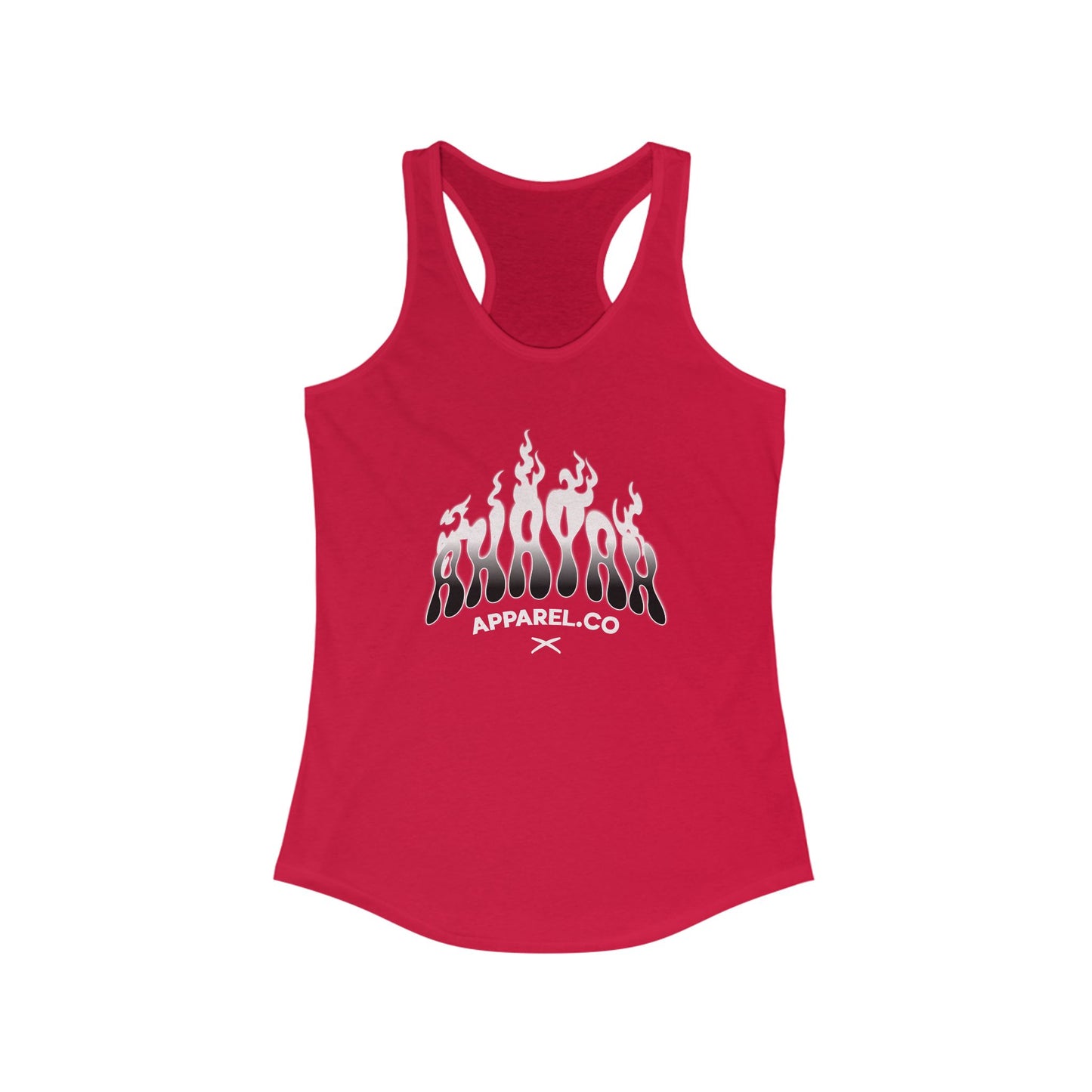 Flame Graphic Women's Racerback Tank - Stylish & Comfortable Activewear