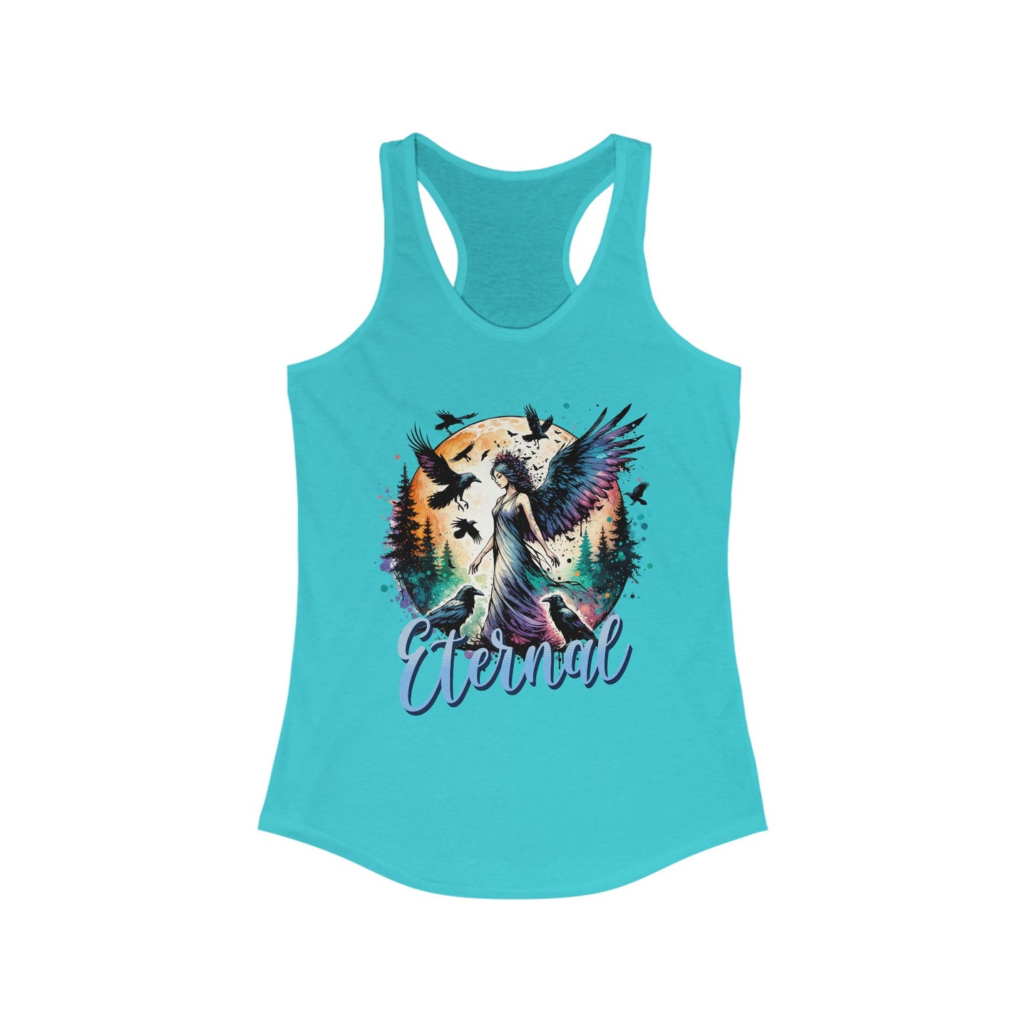 Eternal Spirit Women's Racerback Tank - Bohemian Style Top