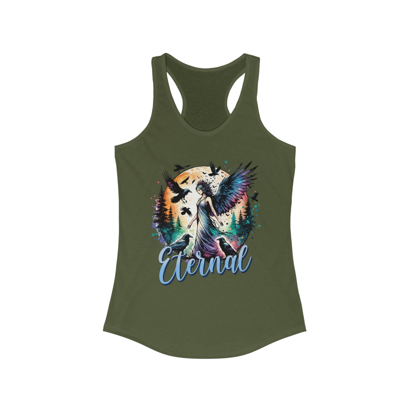 Eternal Spirit Women's Racerback Tank - Bohemian Style Top