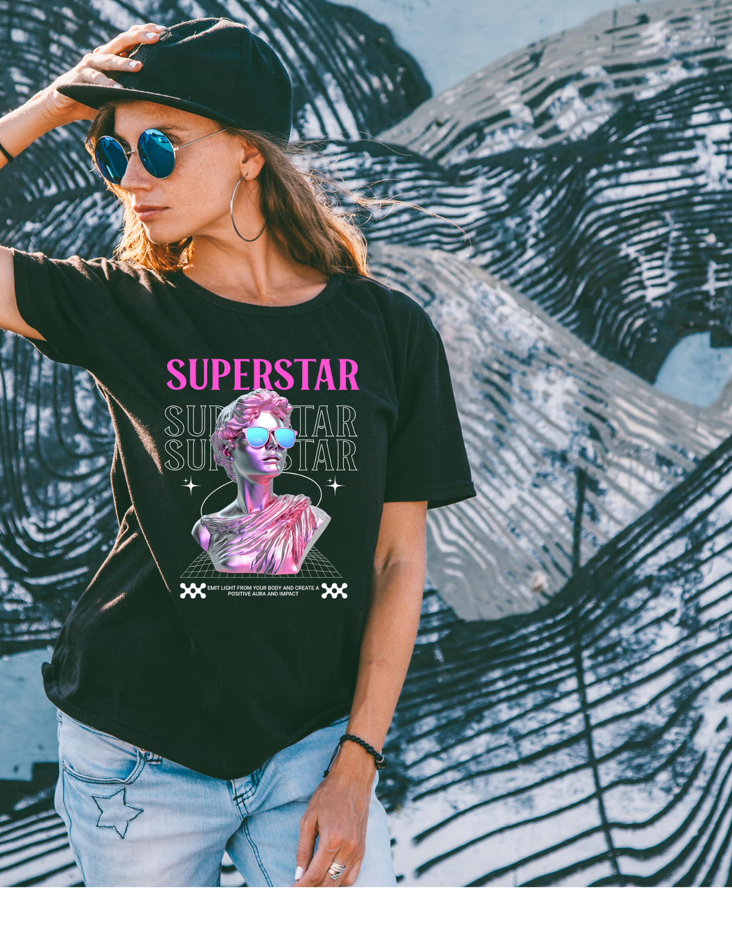 Unisex Cotton T-shirt-Superstar