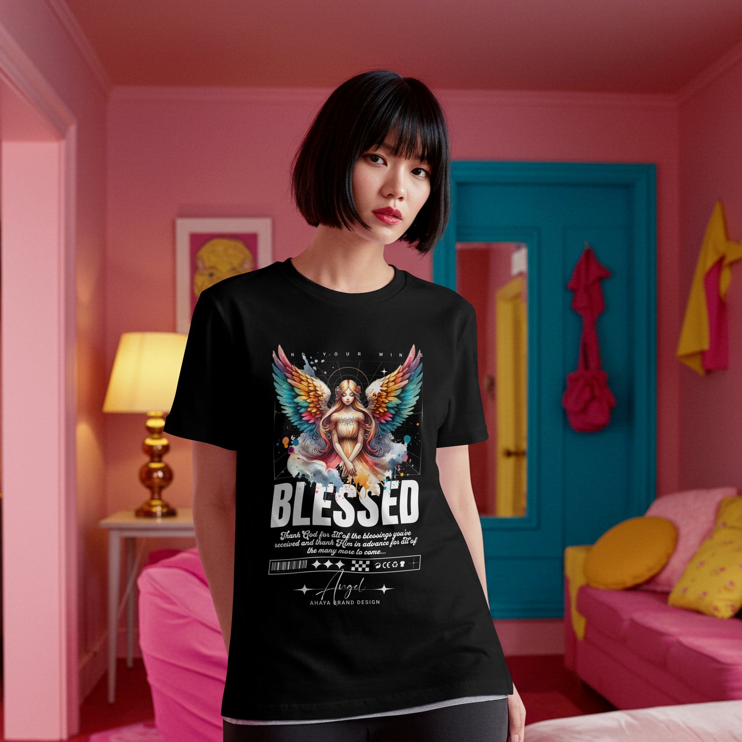 Unisex Cotton T-shirt-Blessed