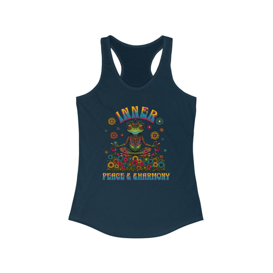Inner Peace & Harmony Tank Top for Women - Colorful Meditation Design